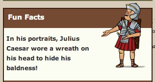 fun fact about julius caesar